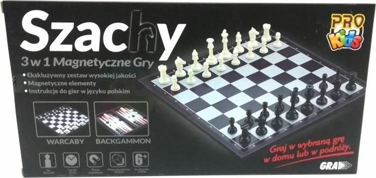 Pro Kids Szachy 3w1 Magnetyczne