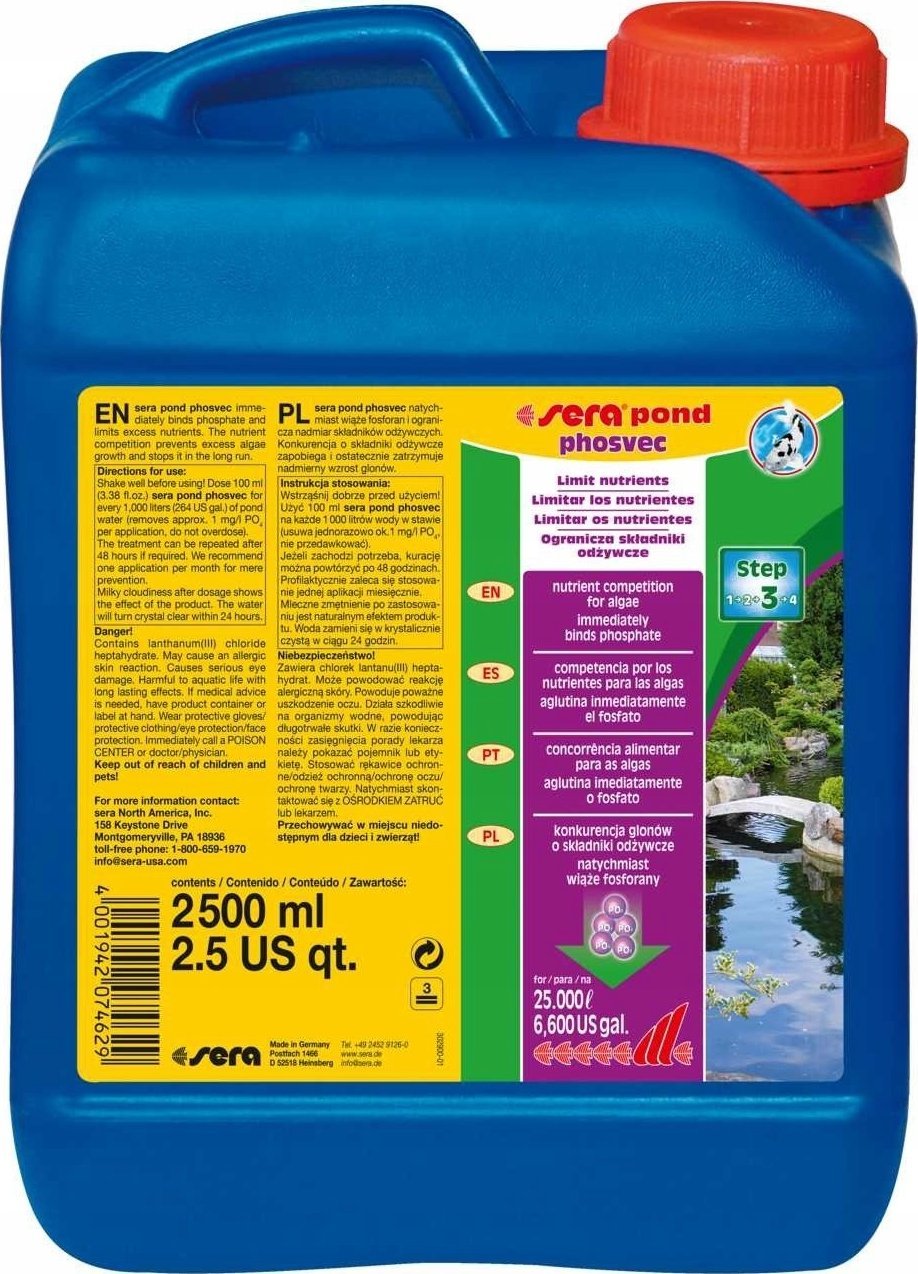 Sera Pond phosvec 2.500 ml