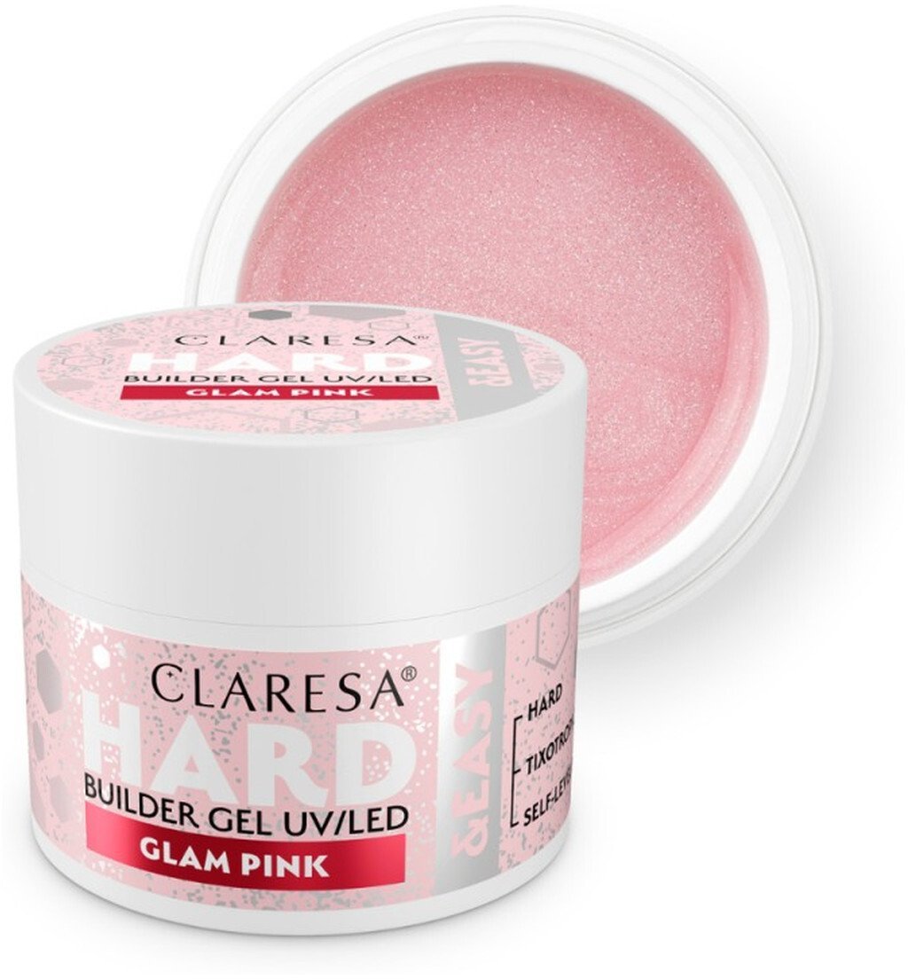 Activeshop Budujący żel HARD&EASY BUILDER GEL GLAM PINK 45g