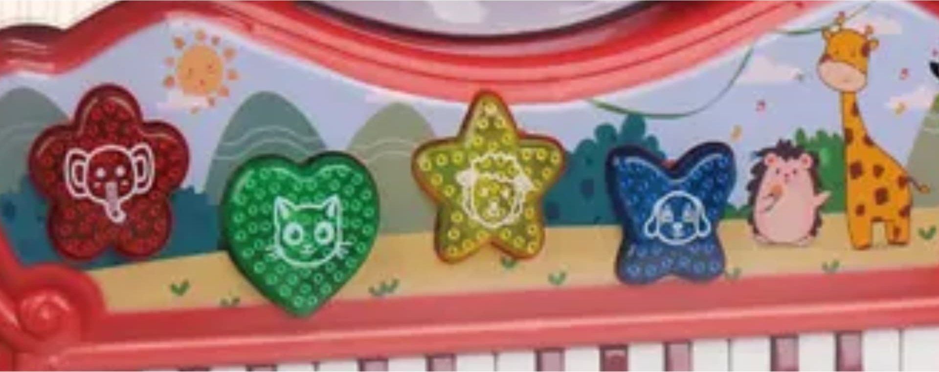 Multistore Organki Pianino Dla Dzieci Efekty Dźwiękowe Kształty Keyboard Instrument