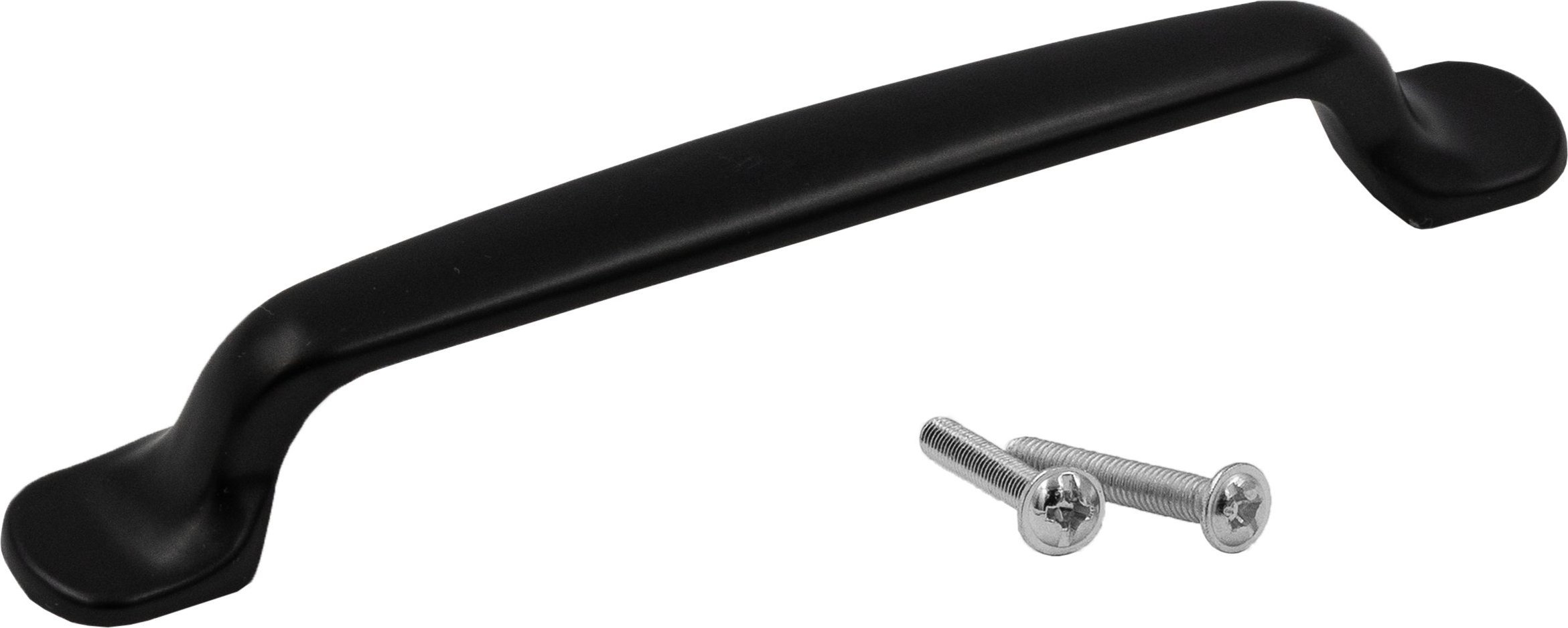 Szchara UCHWYT DO MEBLI ELEGANCKI CZARNY POŁYSK 128 MM