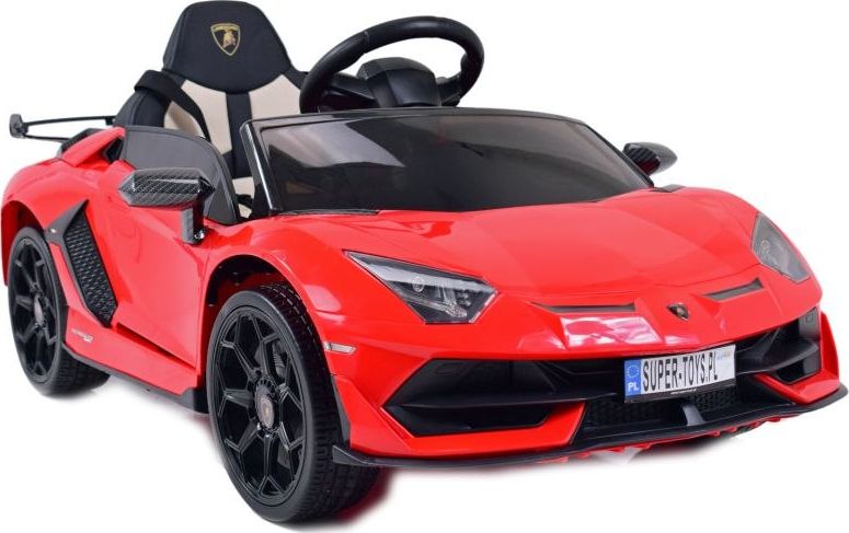 Import SUPER-TOYS ORYGINALNE LAMBORGHINI AVENTADOR - WERSJA KARBON - MIĘKKIE KOŁA, MIĘKKIE SIEDZENIE, SUPER JAKOŚĆ/SX2018