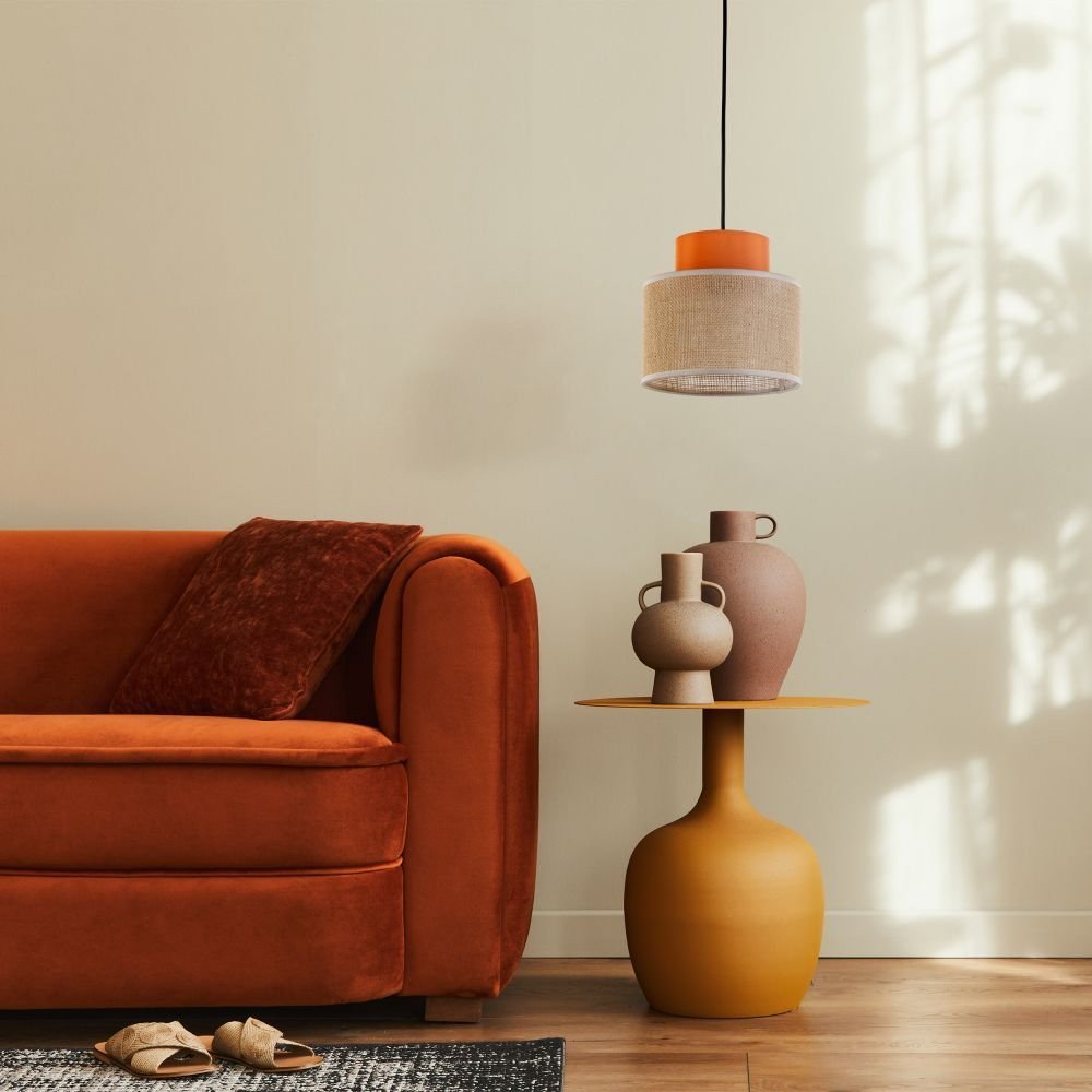 Lampa wisząca DUO JUTA ORANGE 3255 TK Lighting