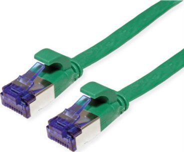 Triton Kabel krosowy VALUE FTP, kat. 6A (klasa EA), bardzo płaski, zielony, 0,5 m