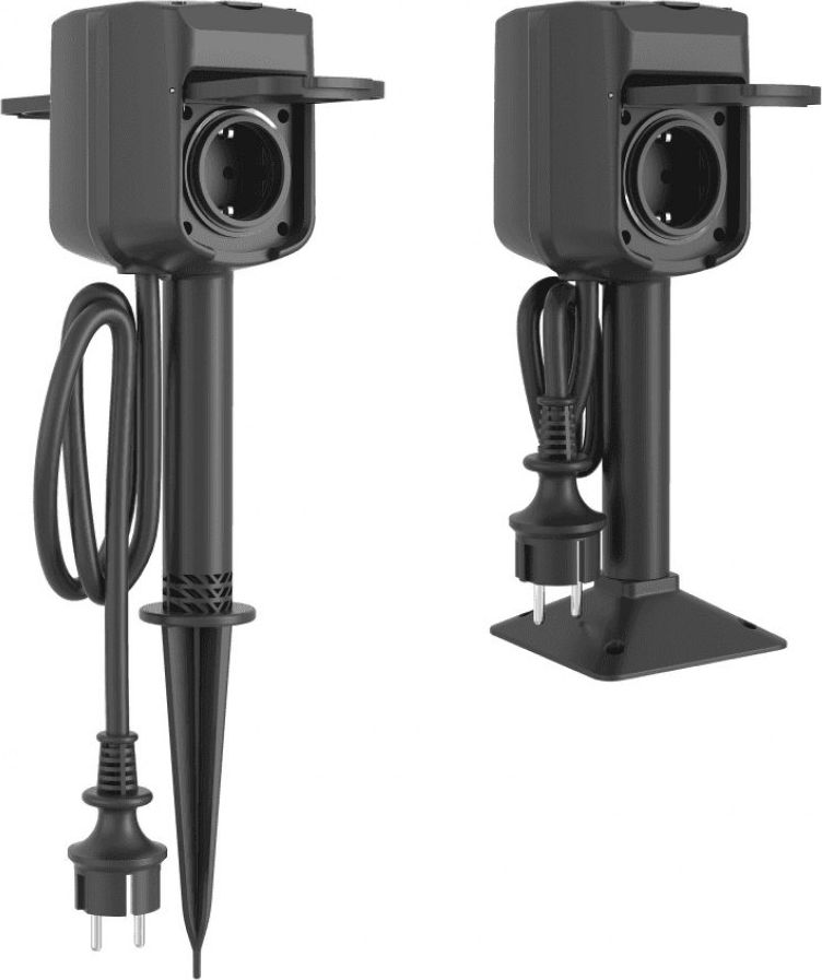 Woox Woox Podwójne Smart gniazdo R6079 Woox, zewnętrzne IP44, Wi-Fi