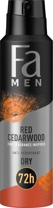 Fa FA_Men Anti-Perspirant dezodorant w spray'u dla mężczyzn Red Cedarwood 150ml
