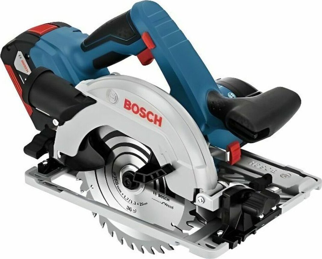 Bosch cordless circular saw GKS 18V-57 G Professional, 18Volt (blue / black, L-BOXX, 2x Li-ion battery 4.0Ah)