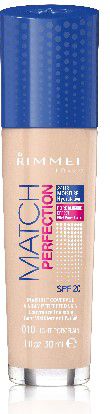 Rimmel Podkład Match Perfection nr 010 light porcelain 30ml