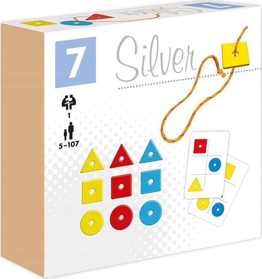 Kolorowa geometria Silver 28775