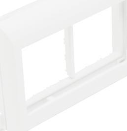 Efapel EFAPEL ADAPTER PODWÓJNY DO KANAŁÓW KABLOWYCH BIAŁY 10952 ABR