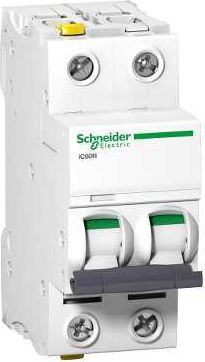 Schneider Electric Wyłącznik nadprądowy 2P B 20A 6kA AC iC60N-B20-2 (A9F03220)