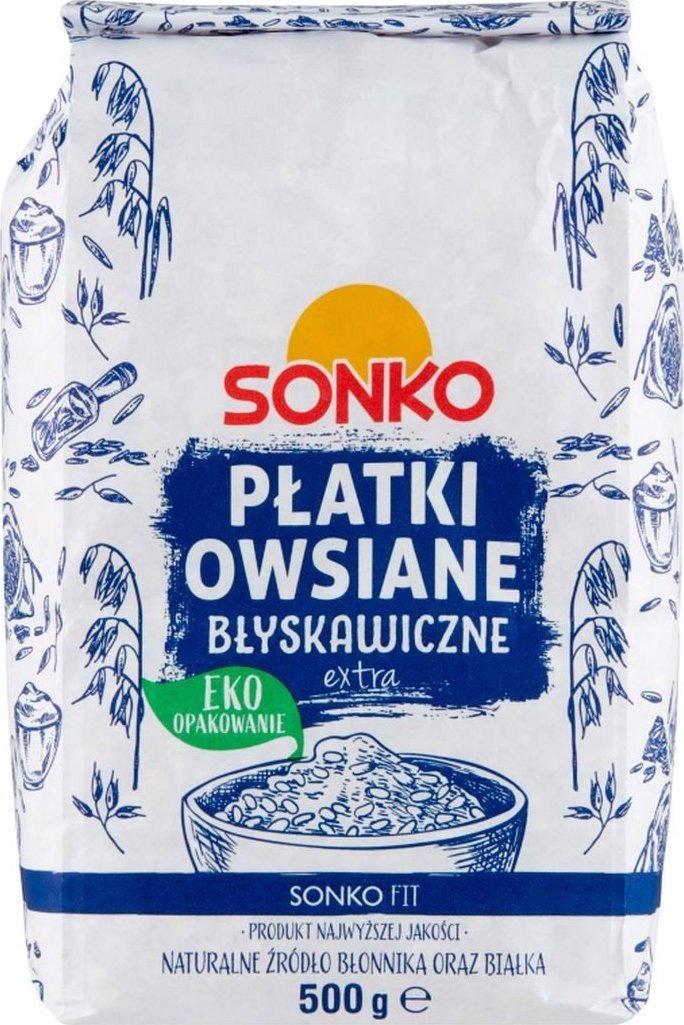SONKO Sonko Płatki owsiane błyskawiczne ekstra 500 g
