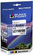 Tusz Black Point tusze BPBLC1100 / 980CMYK (cyan, magenta, yellow, black)