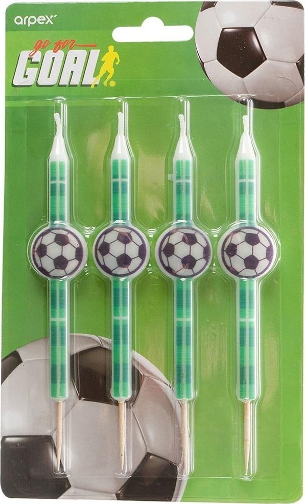 Arpex Świeczki Gol! 10,5cm 4szt