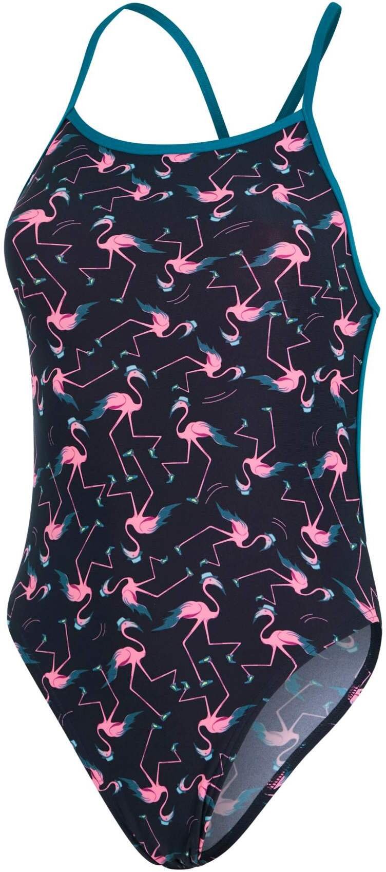 Speedo ALV V-BACK 1PC AFTRUE NAVY/FLAMINGO PINK/NORDIC TEAL 8-12843H155 D38 T34
