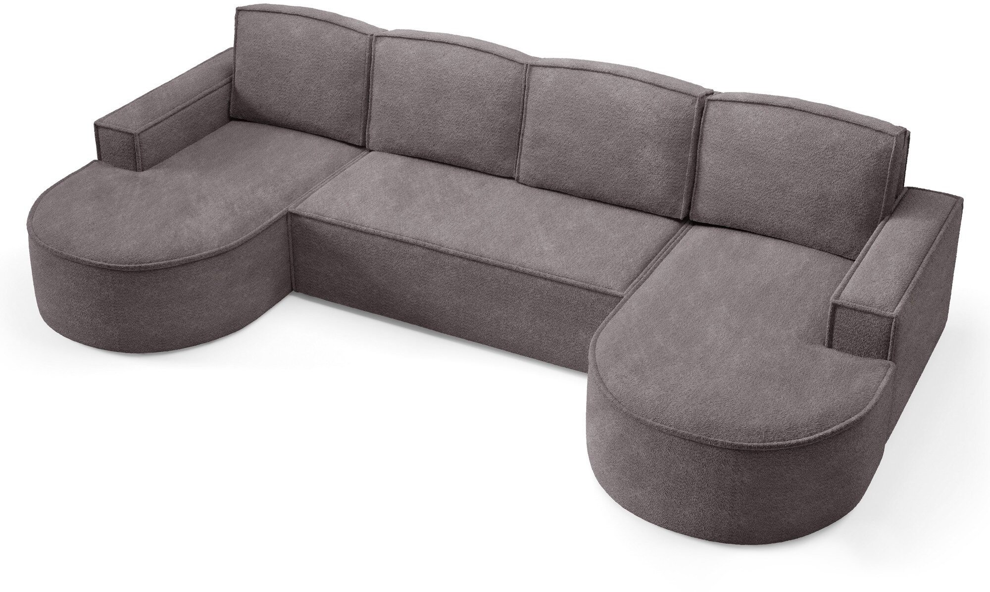 NAROŻNIK MOLLY FUNKCJA SPANIA TKANINA BOUCLE FORMA U quelle 92