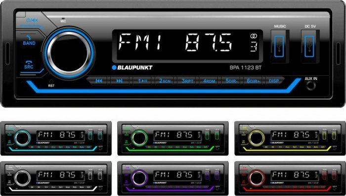 Radio Blaupunkt RADIOODTWARZACZ SAMOCHODOWY BPA1123 BT (1 SZT)