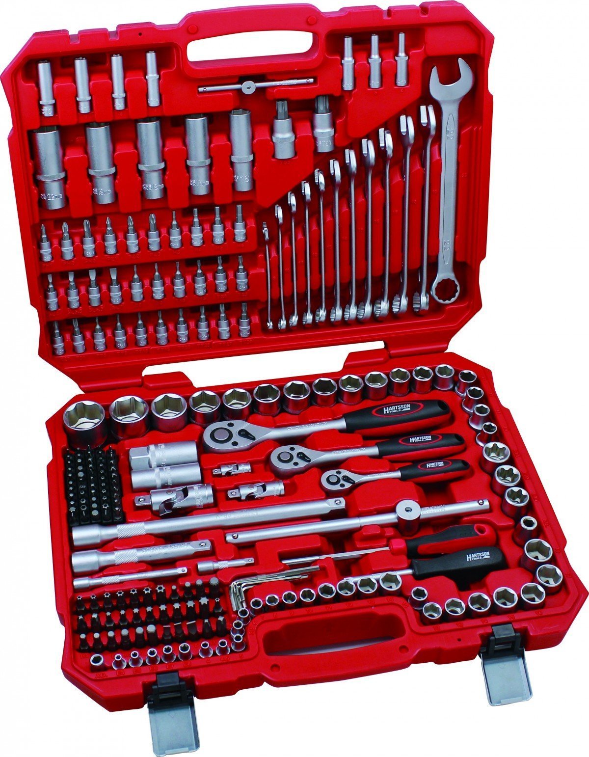 Dedra Klucze nasad.CrV 216szt 17x1/2"", 13x1/4"". 8x3/8""