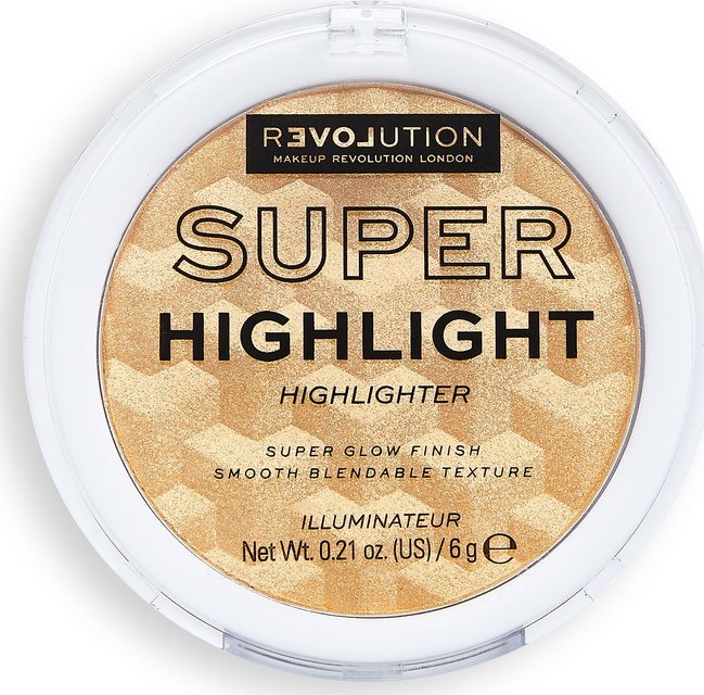 Makeup Revolution Relove Rozświetlacz Super Highlight Gold (03)