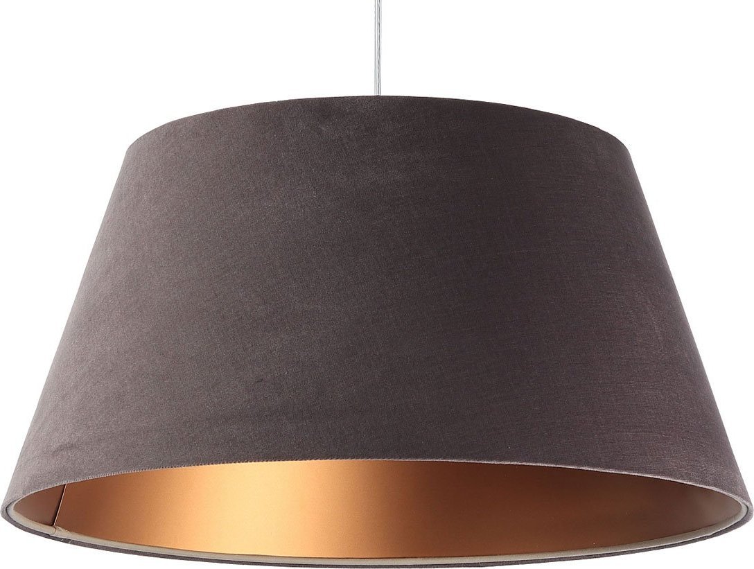 Lampa wisząca Lumes Brązowa trapezowa lampa wisząca nad stół - S409-Ghana