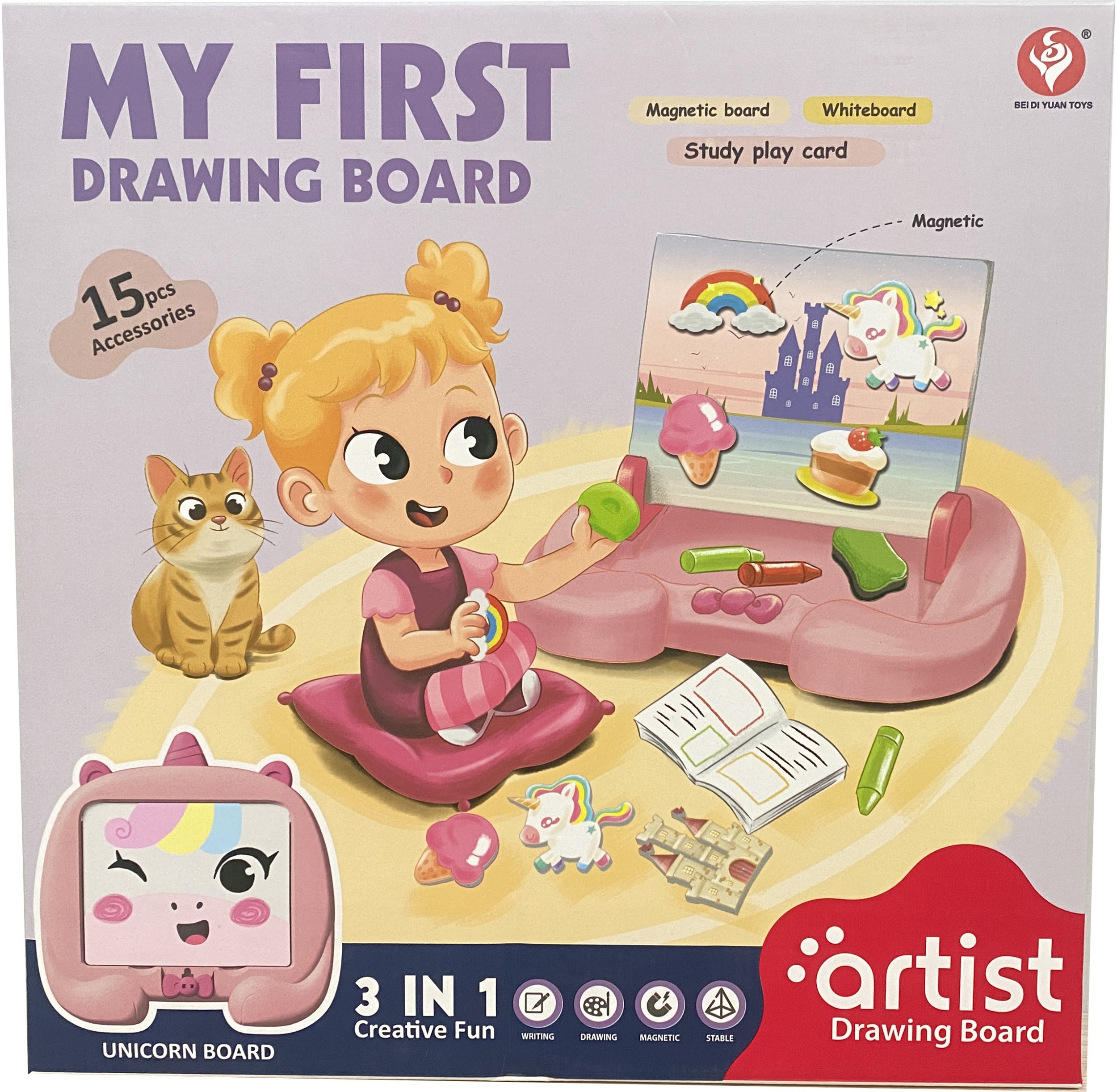 MAGNET DOUBLE-SIDED BOARD UNICORN 050-59