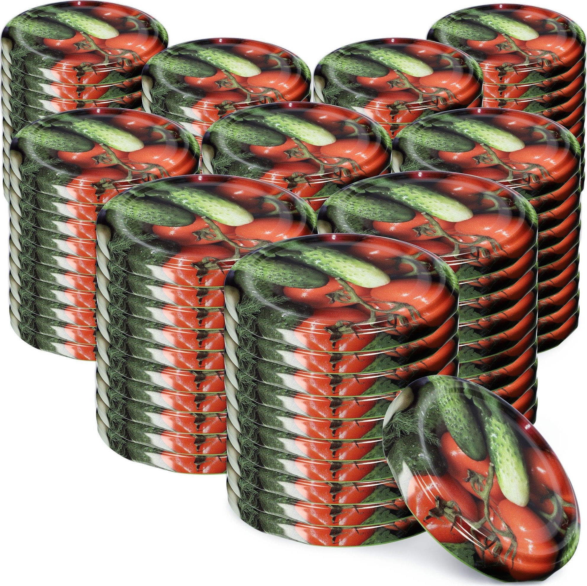 Kadax Zakrętki Do Słoików Nakrętki Wieczka 100 szt fi 66