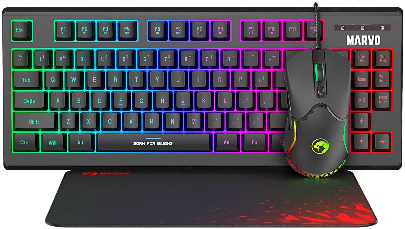 Marvo Loot 30 Black + Podkładka (CM310 EN)