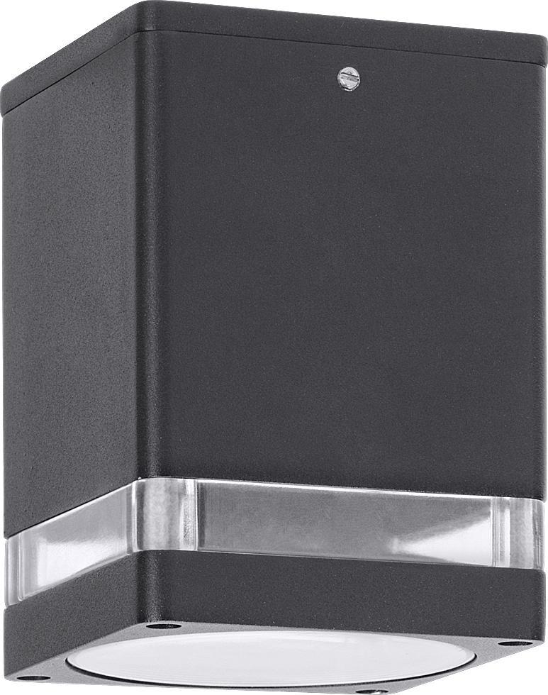 Lampa sufitowa Rabalux Plafon prostokątny grafitowy Rabalux Zombor LED Ready