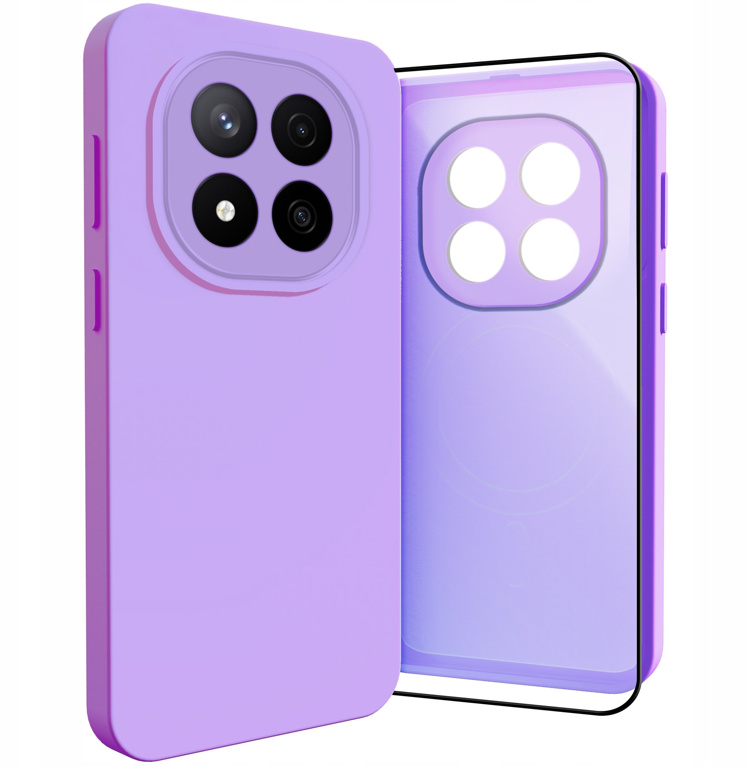 Etui do Xiaomi Redmi Note 14 Pro Plus 5G (Osłona Kamery, Fioletowe) Szkło