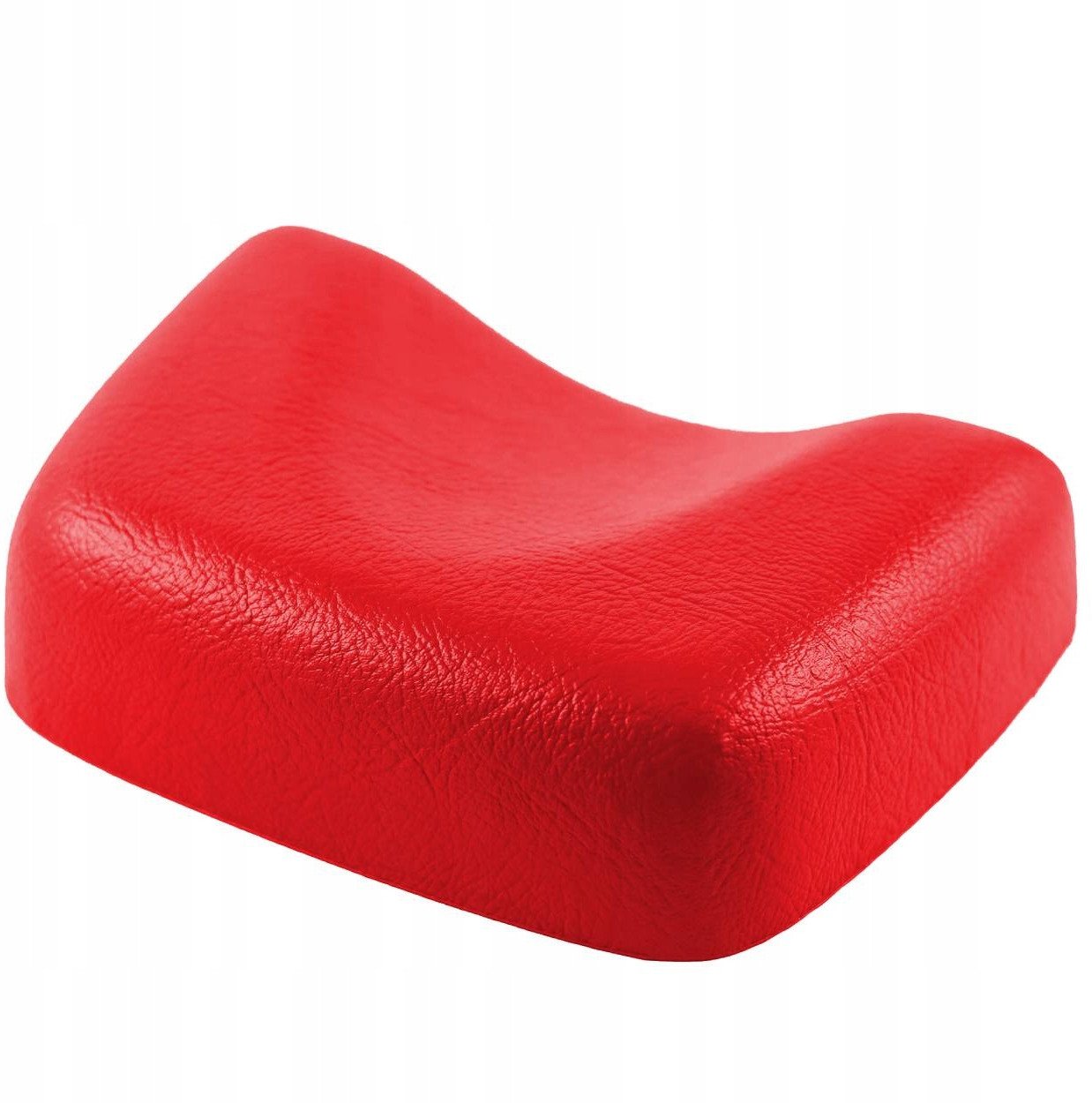 Poduszka ZAGŁÓWEK PUR podgłówek z pianki czerwony pod głowę do solarium
