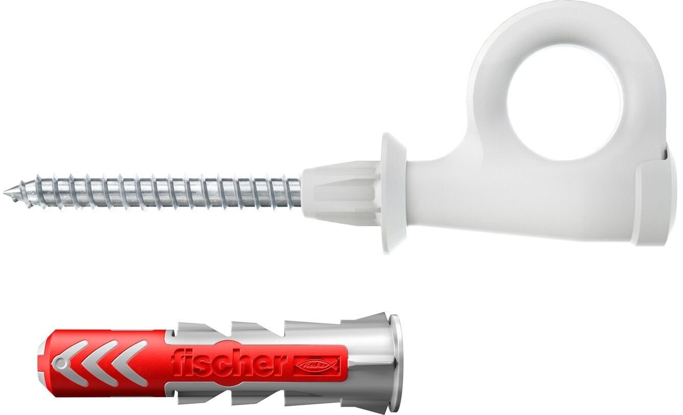 Fischer kotwa śrubowa/kołek rozporowy 25 szt. Zestaw haków i kołków rozporowych