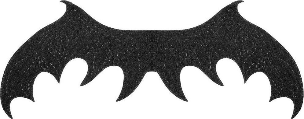 Skrzydła czarne 42,9x17,9cm