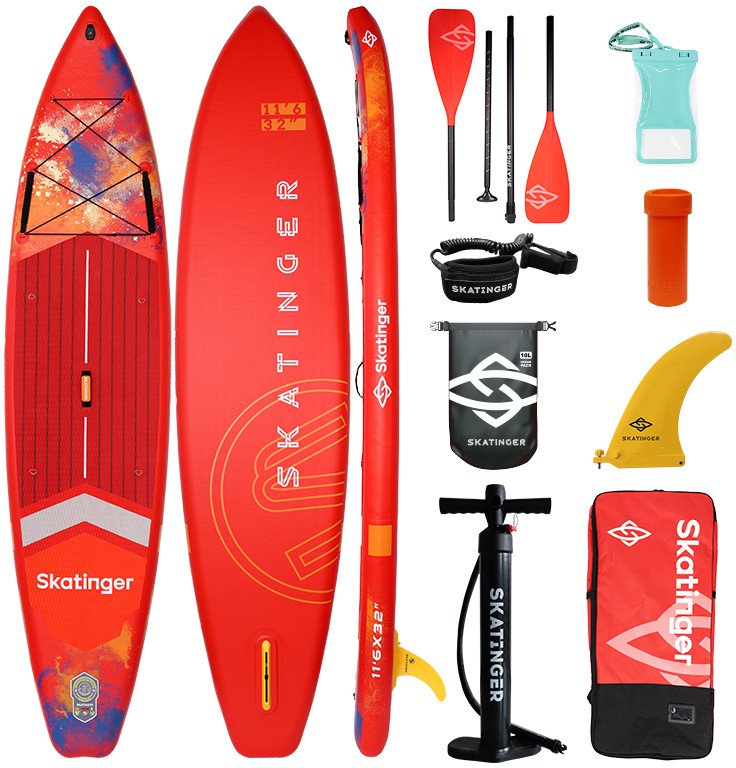 Deska SUP Interstellar Red 350x81x15 cm (11') touring