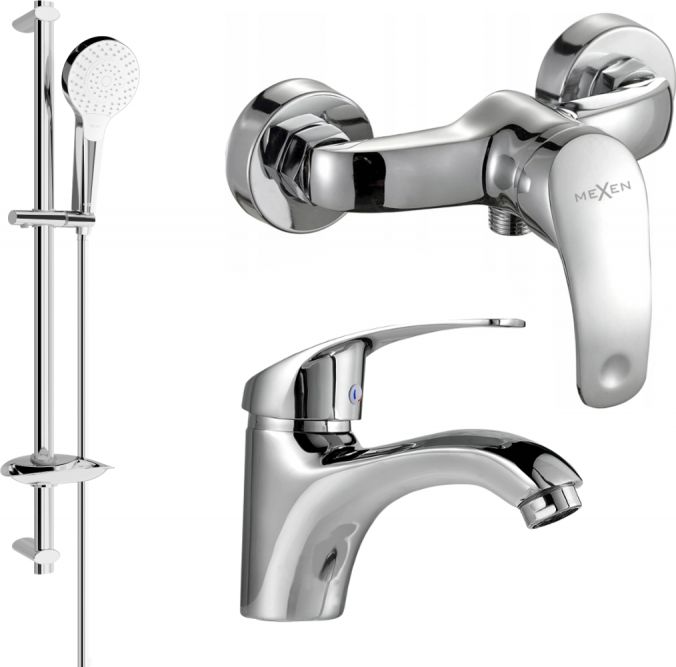 Mexen Mexen Fabia DB05 zestaw prysznicowy, chrom - 746504DB05-00