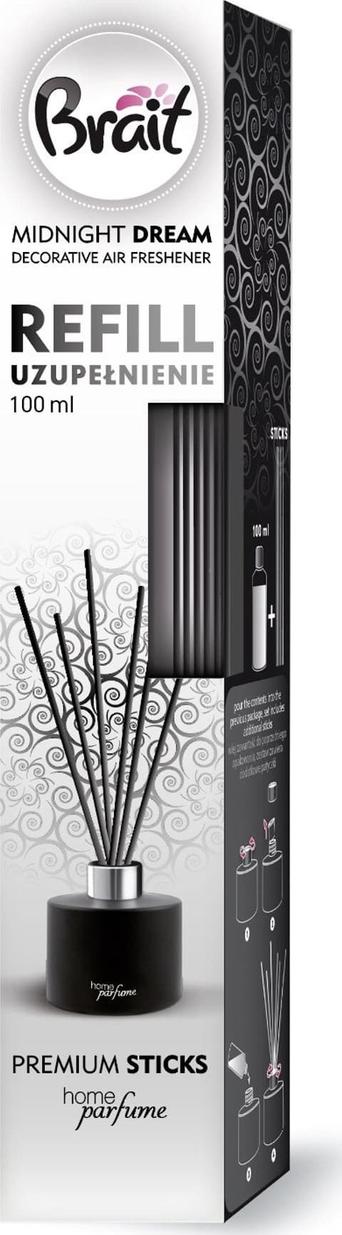 DRAMERS BRAIT Midnight Dream Refilly Odświeżacz- uzupełnienie 100 ml