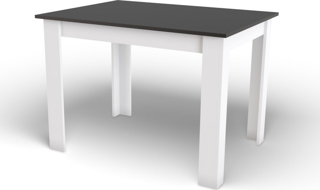 Leobert Stół NP 120x80 Czarny + Biały