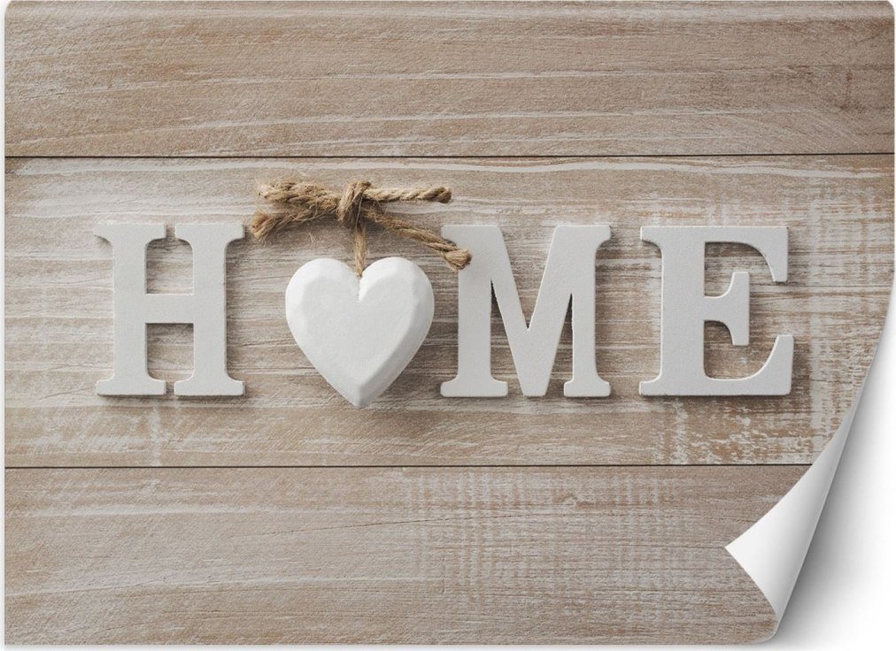 Feeby Fototapeta, Napis Home 3D - 400x280