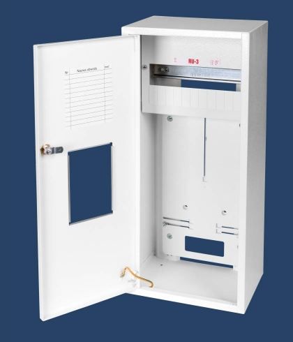 Karwasz Szafka licznikowa natynkowa, podtynkowa, uniwersalna 1-licznikowa 3-fazowy 12 modułów IP30 (RU-3 Z/O)