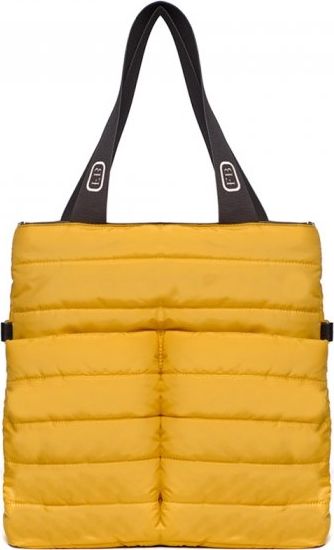 Solome TOREBKA SHOPPERKA PIKOWANA WOREK SOLOME MUSZTARDOWA