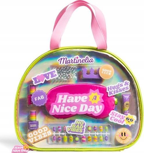 Kosmetikos rinkinys mergaitėms su krepšeliu