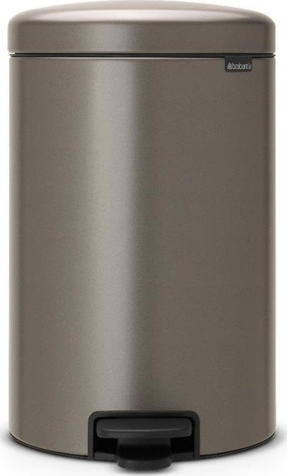 Kosz na śmieci Brabantia New Icon na pedał srebrny (114045)