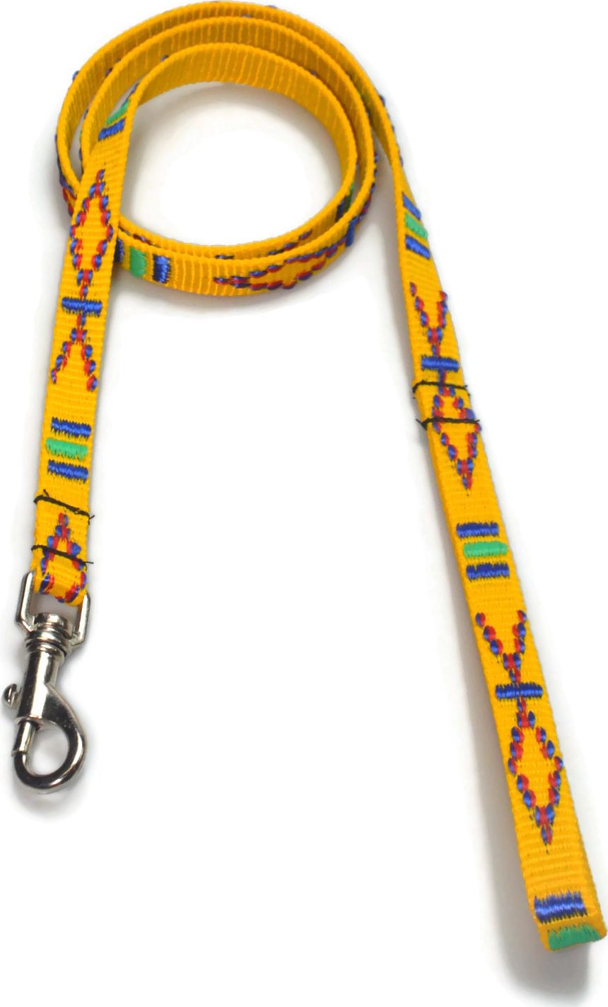 Alizoo Smycz dla średniego psa Indiańska 15mm/130cm - ALIZOO