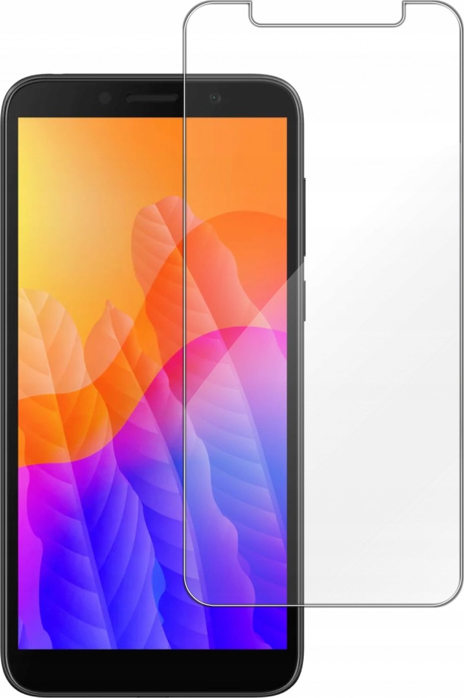 etumi Szkło Hartowane 9H Do Huawei Y5P | Szybka Na Ekran Szkiełko Ochronne Na Ekran Twarde Płaskie Przód / Ochrona Matrycy Telefonu Glas0048