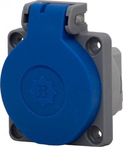 Opal Gniazdo kempingowe tablicowe, 16A 250V 2P+Z IP44-B, OPAL KAMPER