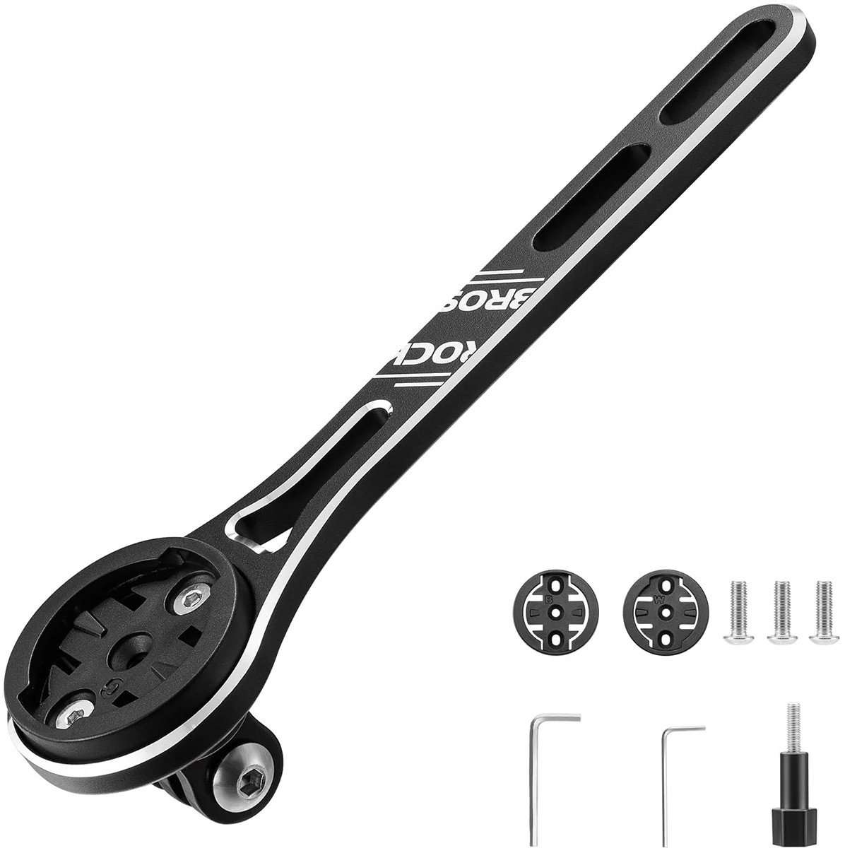 Uchwyt rowerowy do Garmin kamery GoPro lampki przedniej - czarny Uchwyt rowerowy do Garmin kamery GoPro lampki przedniej - czarny