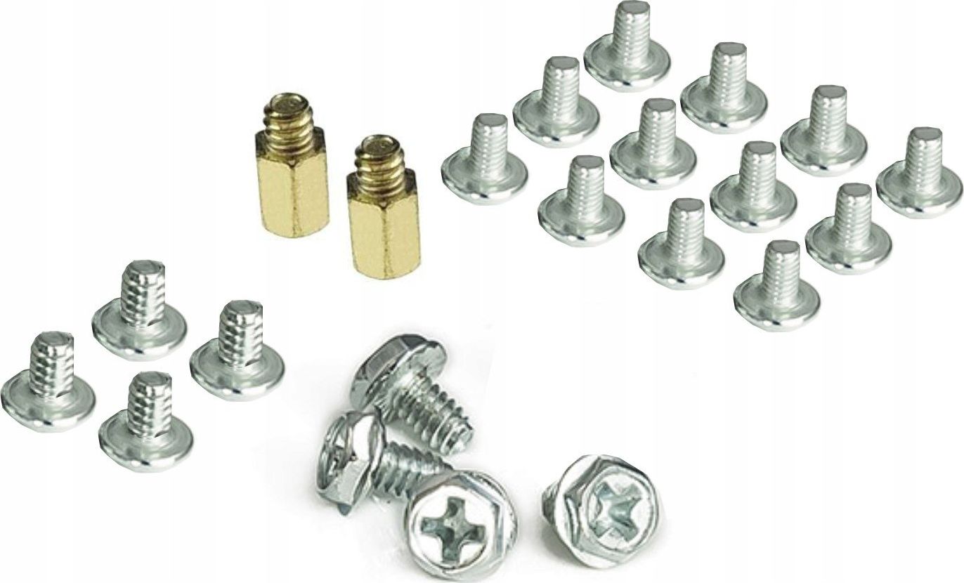 Akyga Komplet śrubek obudowa płyta główna dystans śrubki