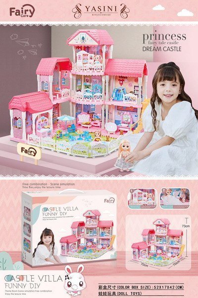 Ramiz MEGA Domek Dla Księżniczki + Akcesoria