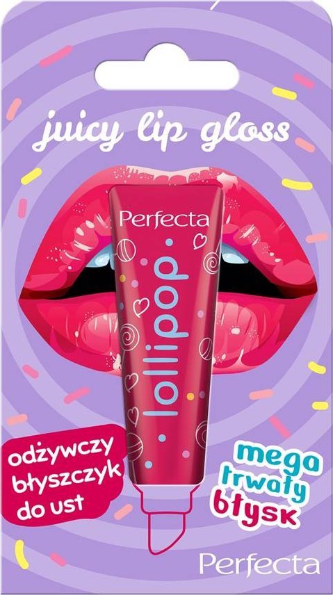Perfecta Perfecta Juicy Lip Gloss Odżywczy Błyszczyk do ust Lollipop 10g