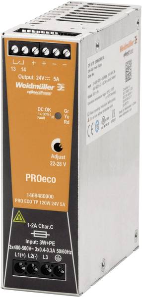 Weidmuller Zasilacz stabilizowany PRO ECO 120W 24V 5A