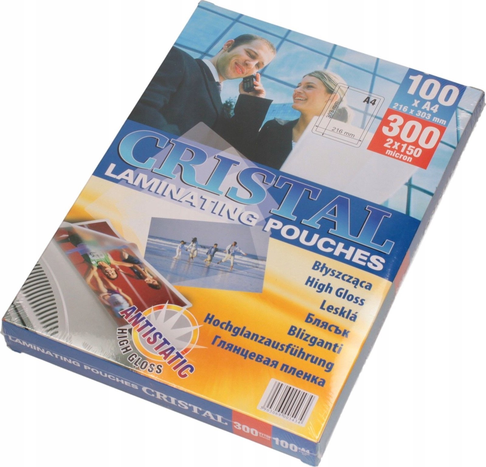 Argo Folia do laminowania A4 ARGO 320415 błyszcząca 150mic 100 szt